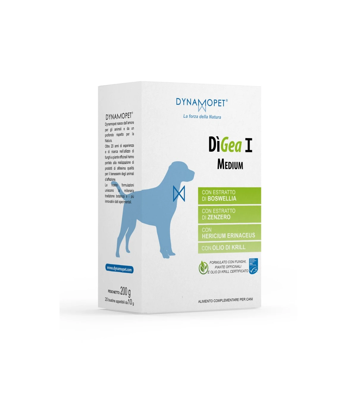 Dynamopet DiGea I Medium 20 Bustine 10 Gr 1 Dynamopet DiGea I Medium 20 Bustine 10 Gr