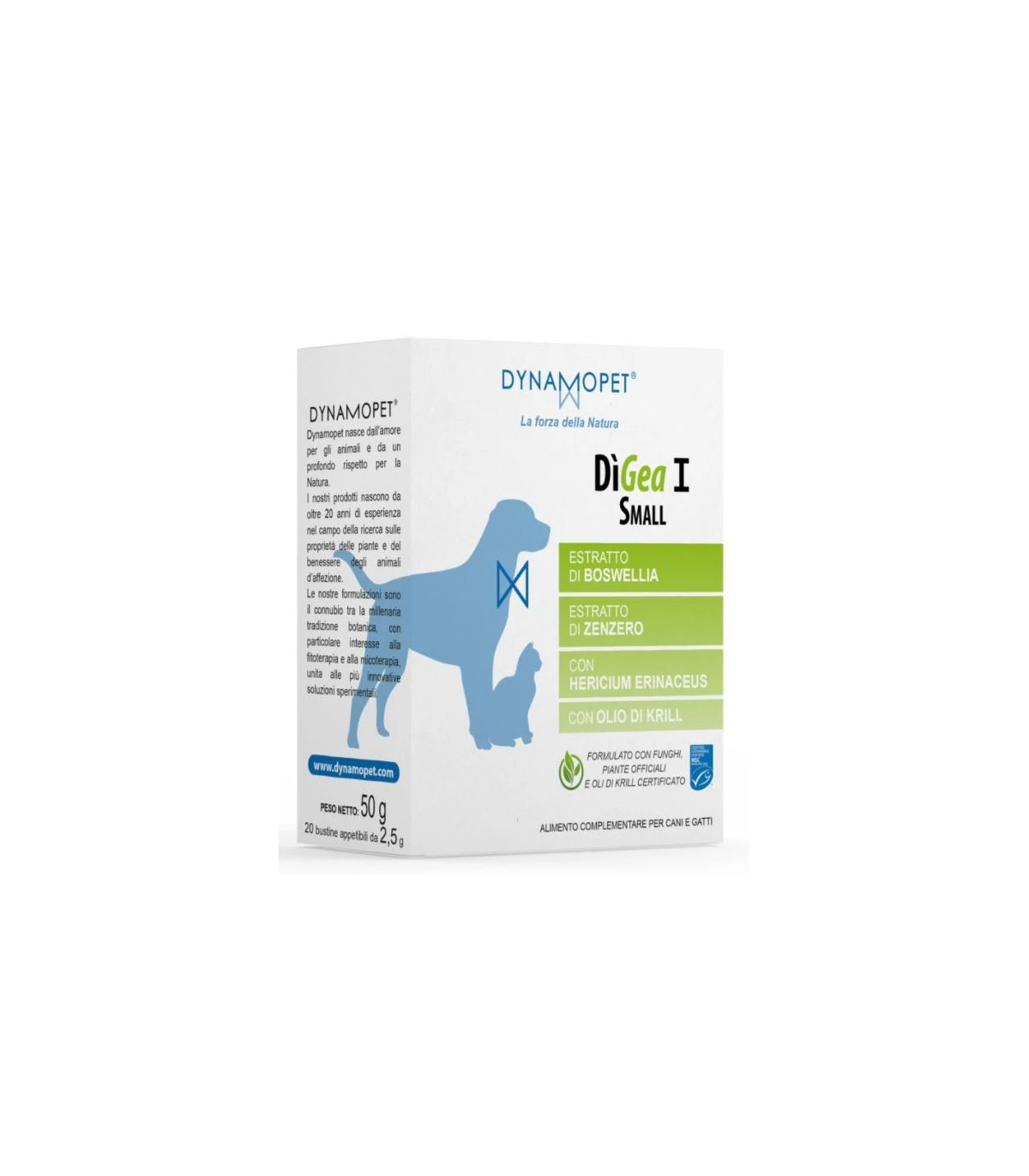 Dynamopet DiGea I Small 20 Bustine 2,5 Gr 1 Dynamopet DiGea I Small 20 Bustine 2,5 Gr