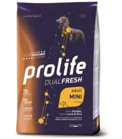 Prolife Cane Dualfresh Adult Bufalo Agnello & Riso Mini 2 Kg