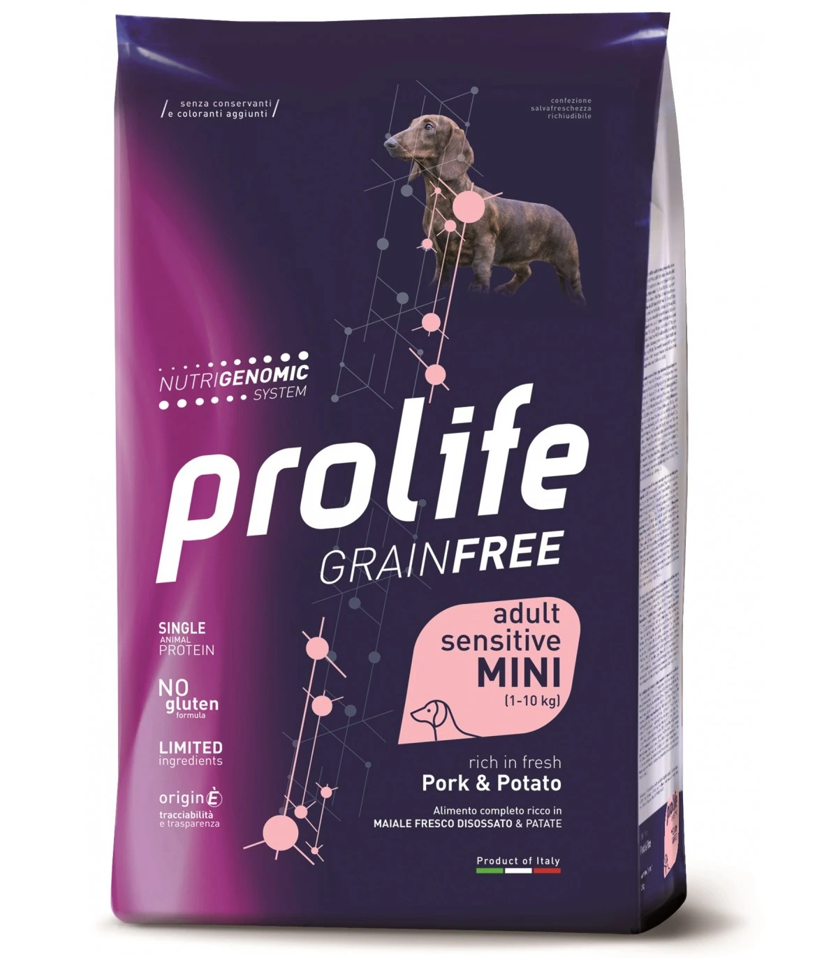 Prolife Cane Grainfree Adult Sensitive Maiale & Patate Mini 2 Kg 1 Prolife Cane Grainfree Adult Sensitive Maiale & Patate Mini 2 Kg