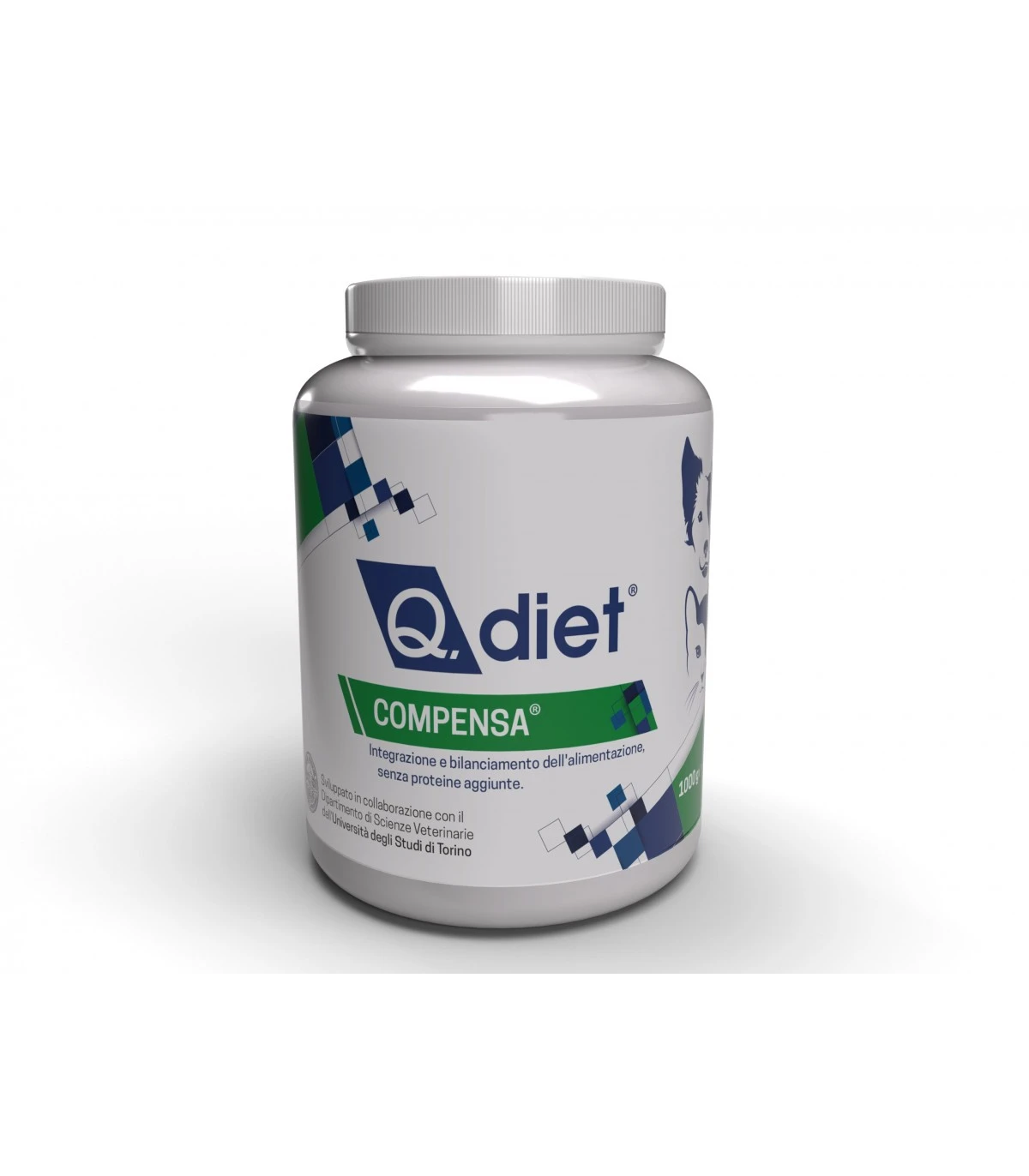 Q.diet Compensa Polvere 1000 Gr 1 Q.diet Compensa Polvere 1000 Gr