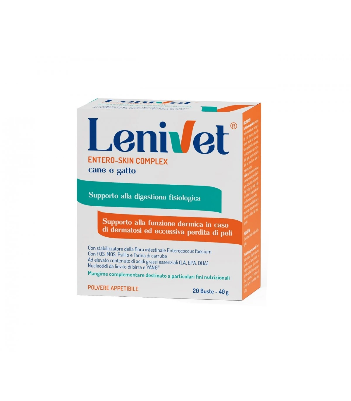 Roypet Lenivet Entero Skin Complex 20 Buste 40 Gr 1 Roypet Lenivet Entero Skin Complex 20 Buste 40 Gr